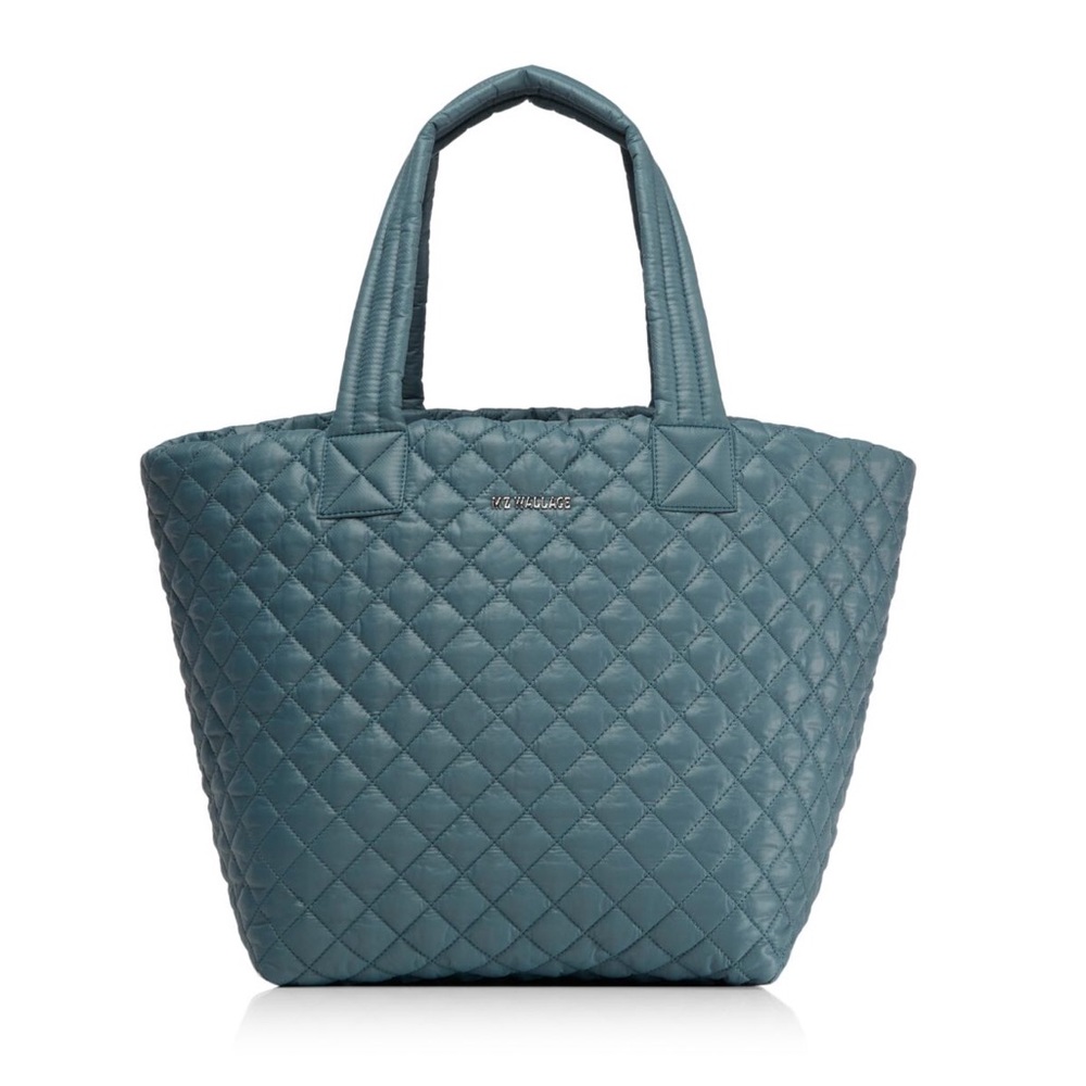 100% MZ Wallace Medium Metro Tote. Blueish Green